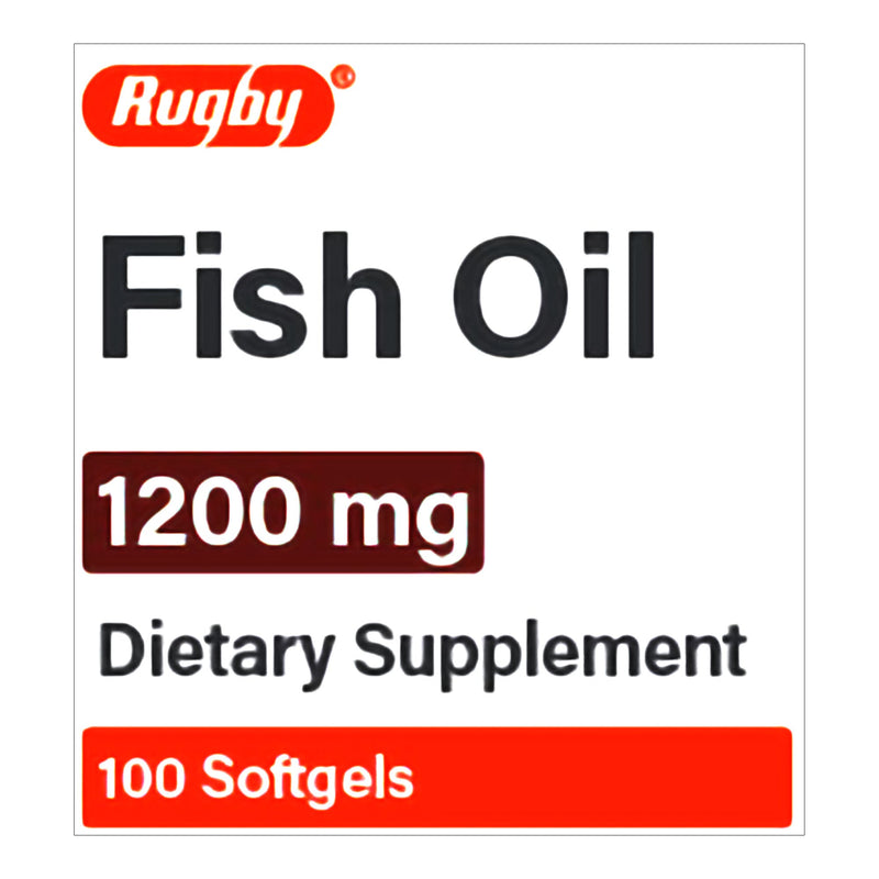 Major Pharmaceuticals Omega 3 Supplement Fish Oil 1,200 mg Strength Softgel 100 per Bottle (1167792_BT) 1/BT