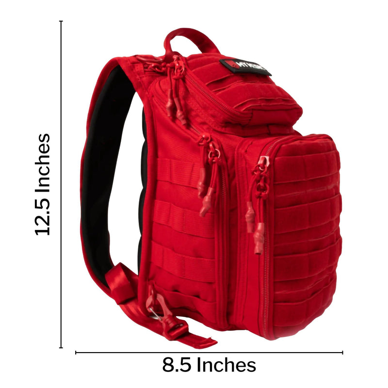 My Medic™ RECON Standard First Aid Kit Red Nylon Backpack (1207722_EA) 1/EA
