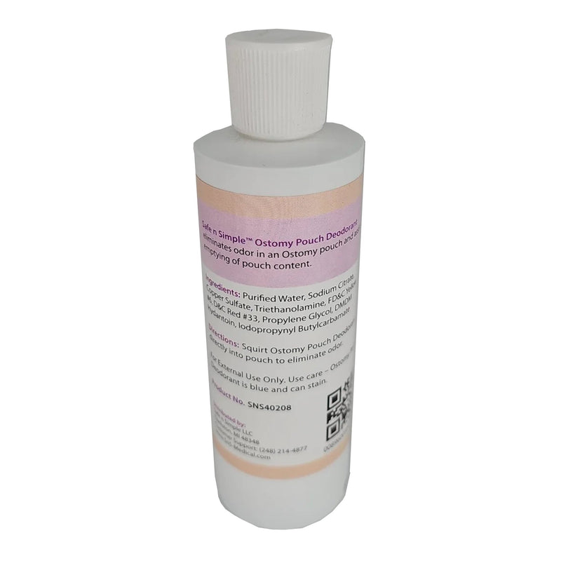 Safe n Simple™ Ostomy Appliance Deodorant 8 oz. Bottle (733325_CS) 12/CS