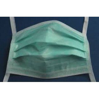 Cardinal Health™ Surgical Mask Anti-fog Adhesive ASTM Level 1 Tie Closure One Size Fits Most (1036703_BX) 50/BX