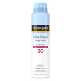 Neutrogena®Ultra Sheer® Body Mist Sunscreen SPF 30 Liquid 5 oz. Can (1193261_EA) 1/EA