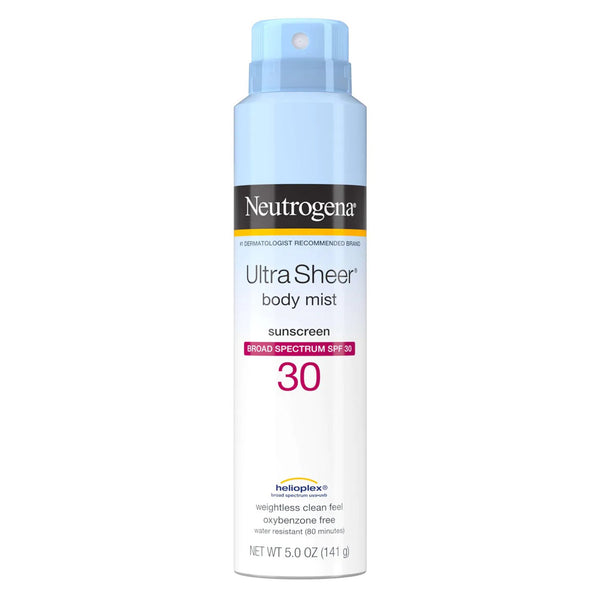 Neutrogena®Ultra Sheer® Body Mist Sunscreen SPF 30 Liquid 5 oz. Can (1193261_EA) 1/EA