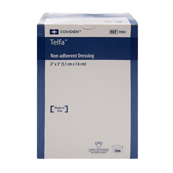 Telfa™ Ouchless Non-Adherent Dressing 2 X 3 Inch Sterile 1 per Pack (9962_CS) 2400/CS