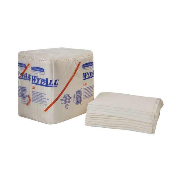 WypAll® L40 Task Wipe Light Duty 56 Count Poly Pack 12 X 12-1/2 Inch NonSterile Disposable (491460_EA) 1/EA