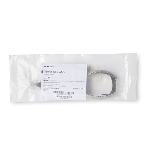 McKesson Performance Nail Nipper Concave Jaw 5-1/2 Inch Length Chrome Covered Stainless Steel (487549_EA) 1/EA