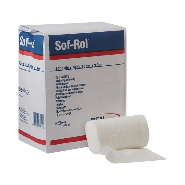 Sof-Rol® Cast Padding Undercast 4 Inch X 4 Yard Rayon NonSterile (4891_CS) 72/CS