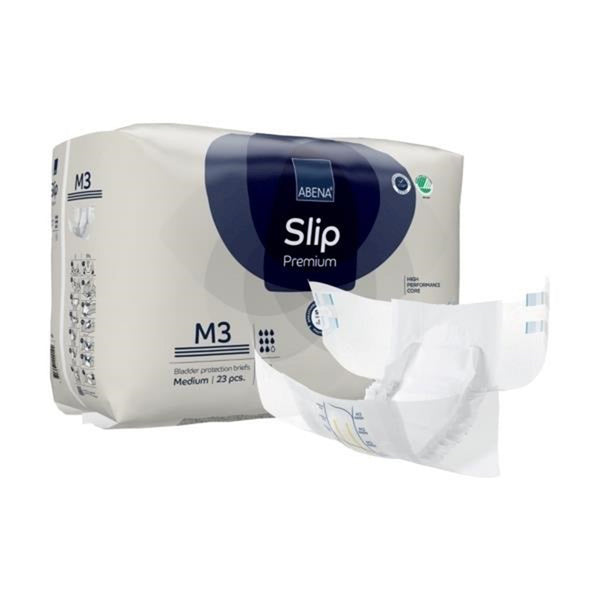 Abena® Slip Premium M3 Unisex Adult Incontinence Brief Medium Disposable Heavy Absorbency (1218202_CS) 92/CS
