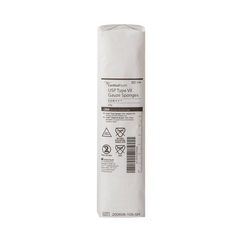 Curity™ Gauze Sponge 2 X 2 Inch 8-Ply NonSterile 200 per Pack (9975_CS) 5000/CS