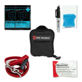 My Medic™ Everyday Carry First Aid Kit Black Rubber Case (1207731_EA) 1/EA