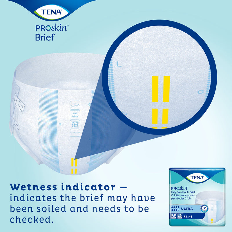 TENA ProSkin™ Ultra Unisex Adult Incontinence Brief X-Large Disposable Heavy Absorbency (628610_CS) 60/CS