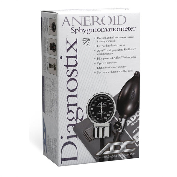 Bariatric Diagnostix™720 Series Aneroid Sphygmomanometer Unit Bariatric Cuff Nylon Cuff 44 - 66 cm Pocket Aneroid (973170_EA) 1/EA