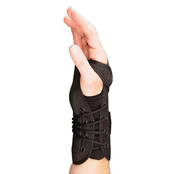 Sammons Preston® Wrist Brace Aluminum / Flannel Right Hand Black Small (868052_EA) 1/EA