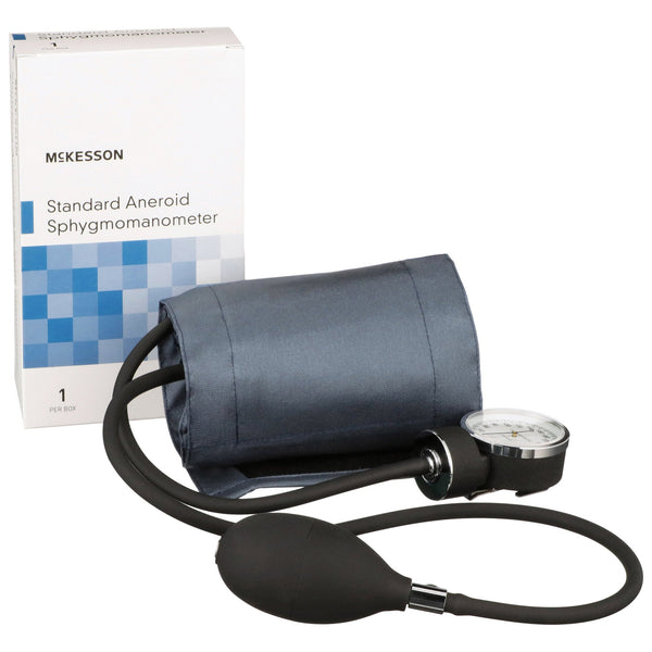 McKesson Brand Aneroid Sphygmomanometer Unit Adult Cuff Nylon Cuff 23 - 40 cm Pocket Aneroid (803197_CS) 20/CS