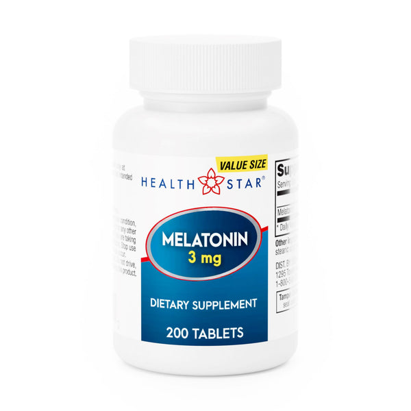 Geri-Care Natural Sleep Aid 200 per Box Tablet 3 mg Strength (1150847_CS) 12/CS
