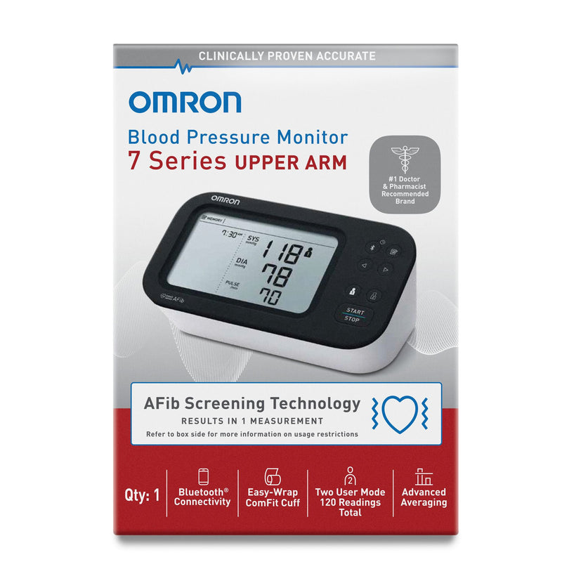 Omron 7 Series® Digital Blood Pressure Monitor Adult Cuff Nylon Cuff 9 to 17 Inch Desk Model (1269742_EA) 1/EA