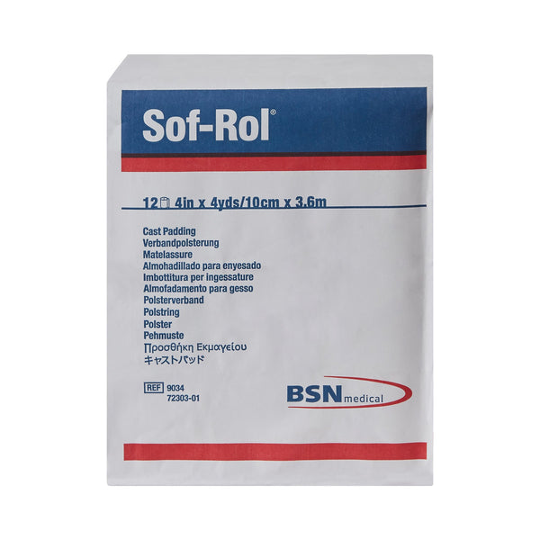 Sof-Rol® Cast Padding Undercast 4 Inch X 4 Yard Rayon NonSterile (4891_CS) 72/CS