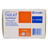 Sur-Fit Natura® Durahesive® Ostomy Barrier Trim to Fit, Extended Wear Adhesive Tape Borders 38 mm Flange Sur-Fit® Natura® System 4 X 4 Inch (461919_BX) 10/BX