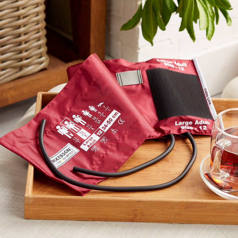 McKesson LUMEON™ Reusable Blood Pressure Cuff 34 to 50 cm Arm Nylon Cuff Large Adult Cuff (803204_CS) 15/CS