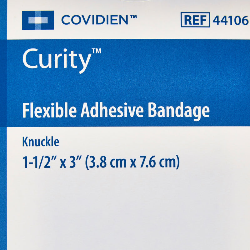 Curity™ Adhesive Strip 1-1/2 X 3 Inch Fabric Knuckle Tan Sterile (801923_BX) 30/BX