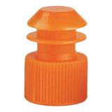 McKesson Tube Closure Polyethylene Flanged Plug Cap Orange 13 mm For Use with 13 mm Blood Drawing Tubes, Glass Test Tubes, Plastic Culture Tubes NonSterile (1175282_BG) 1000/BG