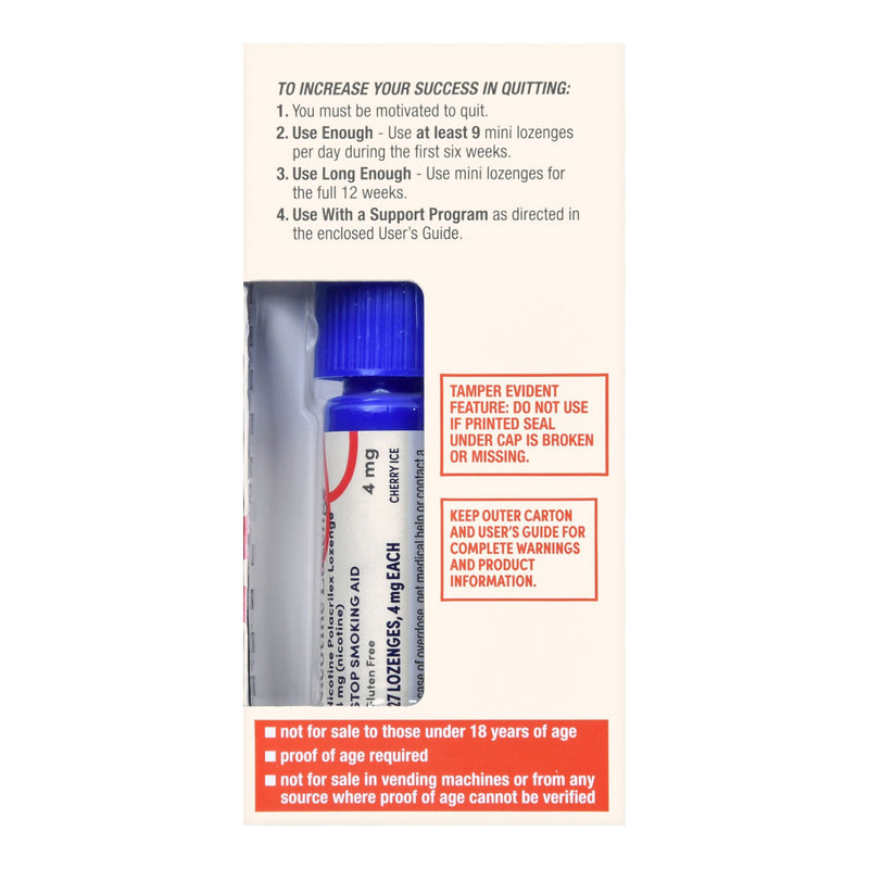 Foster & Thrive™ Stop Smoking Aid 4 mg Strength Lozenge (1238915_PK) 81/PK