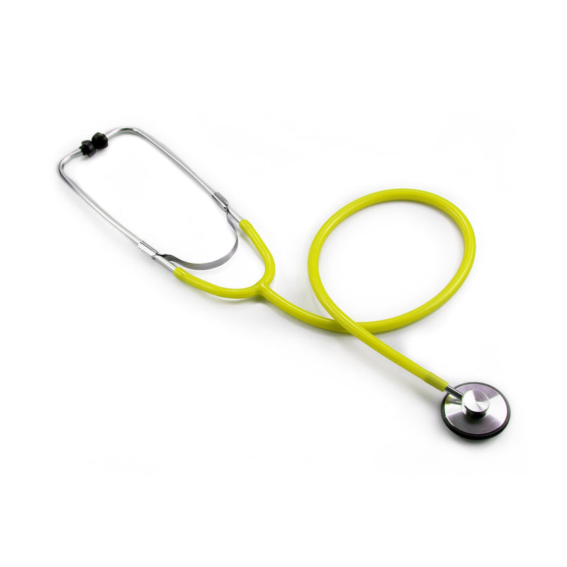 McKesson General Exam Stethoscope Yellow 1-Tube 21 Inch Tube Single Sided Chestpiece (363741_EA) 1/EA