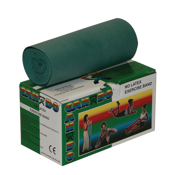 CanDo® Exercise Resistance Band Green 5 Inch X 6 Yard Medium Resistance (803430_EA) 1/EA