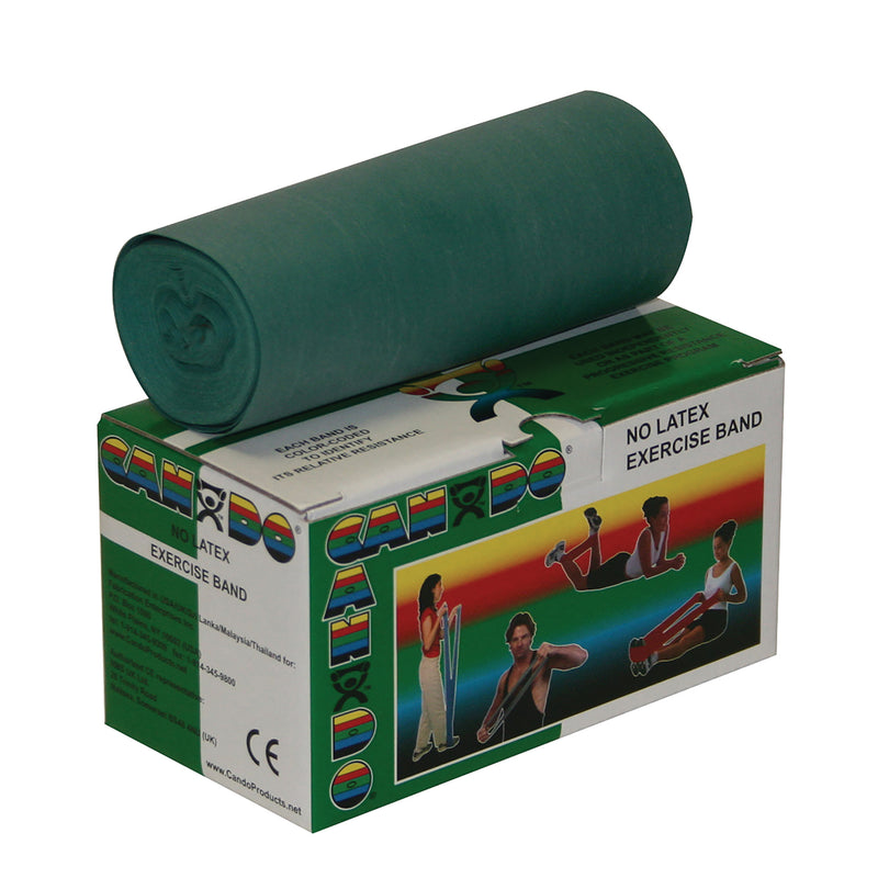 CanDo® Exercise Resistance Band Green 5 Inch X 6 Yard Medium Resistance (803430_EA) 1/EA