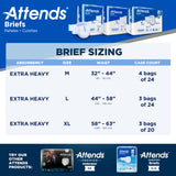Attends® Care Advanced Unisex Adult Incontinence Brief Medium Disposable Heavy Absorbency (955307_CS) 96/CS