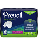 Prevail® Bariatric Unisex Adult Incontinence Brief Bariatric Size B Disposable Heavy Absorbency (707285_CS) 4/CS
