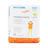 McKesson Unisex Toddler Training Pants Pull On with Tear Away Seams Size 3T to 4T Disposable Heavy Absorbency (1144482_CS) 4/CS