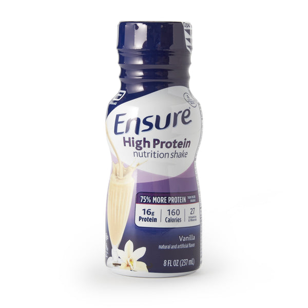 Ensure® High Protein Shake Oral Supplement Vanilla Flavor Liquid 8 oz. Bottle (995521_CT) 6/CT