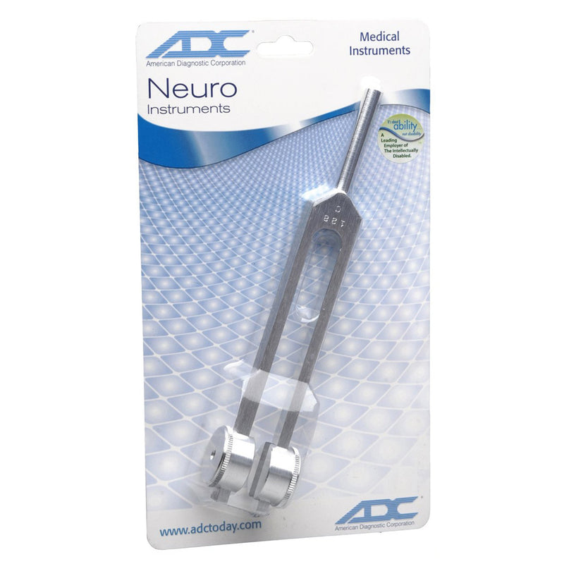ADC® Tuning Fork with Weight Aluminum Alloy 128 cps (402581_EA) 1/EA