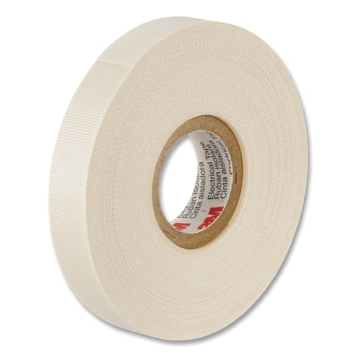 3M™ Glass Cloth Electrical Tape 27, 3/4 in x 66 ft, White (500-150749) 1 Roll