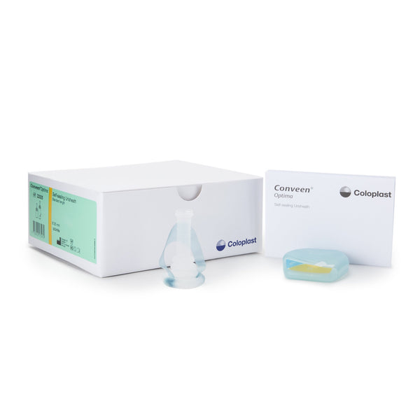 Conveen® Optima Male External Catheter Self-Adhesive Seal PSX Silicone Small (711883_BX) 30/BX