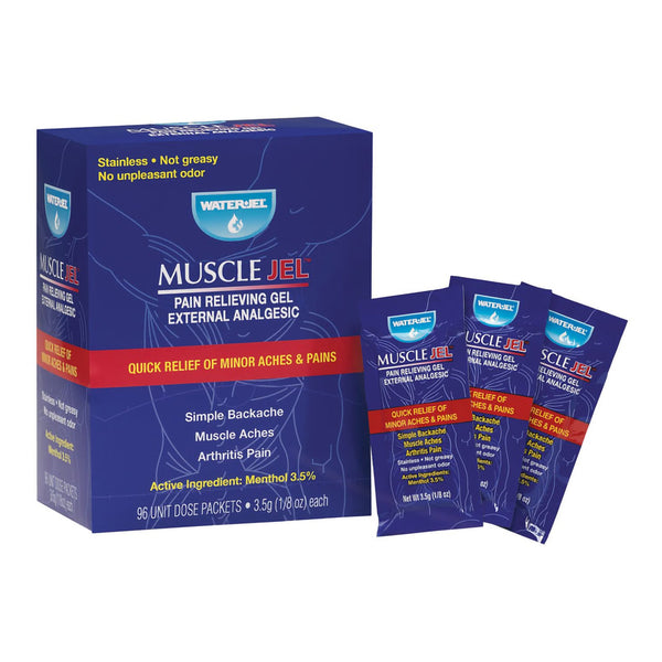 Muscle Jel™ Topical Pain Relief 3.5% Strength Menthol Topical Gel 96 per Box (786637_CS) 1152/CS