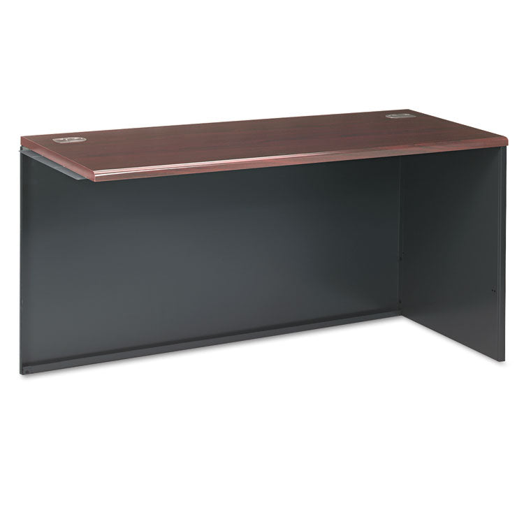 HON® 38000 Series Return Shell, Right, 60w x 24d x 29.5h, Mahogany/Charcoal (HON38945RNS) Each