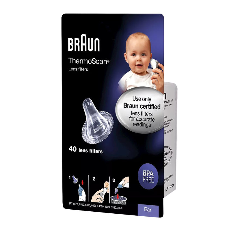 Braun Thermoscan Lens Filter 60 Pack For Ear Thermometer (1117607_BX) 1/BX