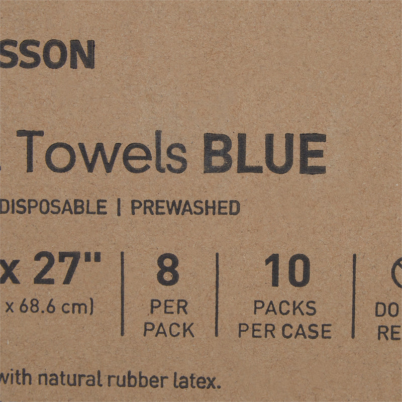 McKesson O.R. Towel 17 W X 27 L Inch Blue Sterile (277863_CS) 80/CS