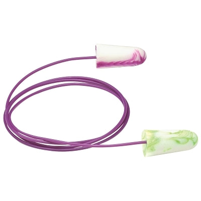Moldex SparkPlugs Single-Use Earplugs, Corded, 33NRR, Asst. Colors, 100 Pairs (507-6654) 100 Pairs