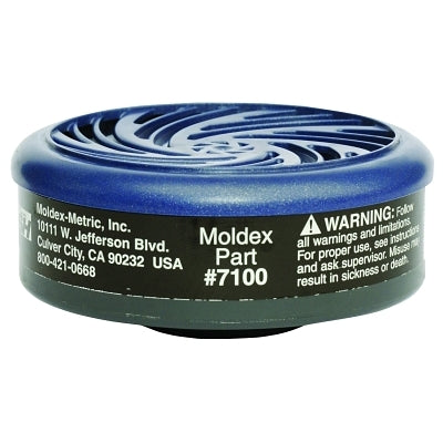 Moldex 7000 & 9000 Series Gas/Vapor Cartridge, Organic Vapors, Black (507-7100) 1 Pair