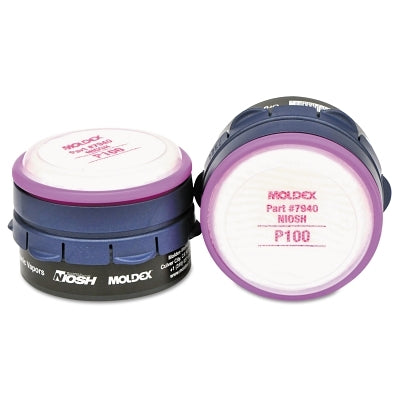 Moldex 7000 & 9000 Series Combo Stacked Cartridge/Filter, Organic Vapor, Gray/Fuchsia (507-7140) 1 Pair