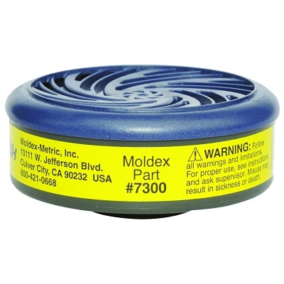 Moldex 7000 & 9000 Series Gas/Vapor Cartridges, Organic Vapors/Acid Gases (507-7300) 1 Pair