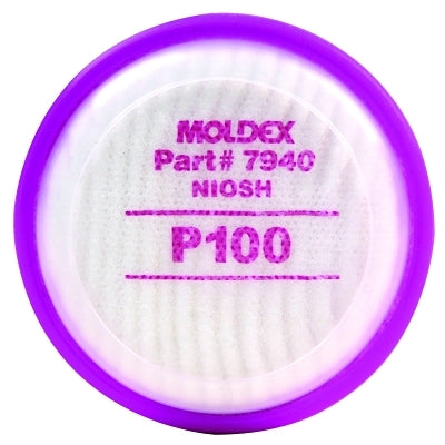 Moldex 7000 & 9000 Series Filter Disk, Oil and Non-oil Particulates, P100 (507-7940) 1 Pair