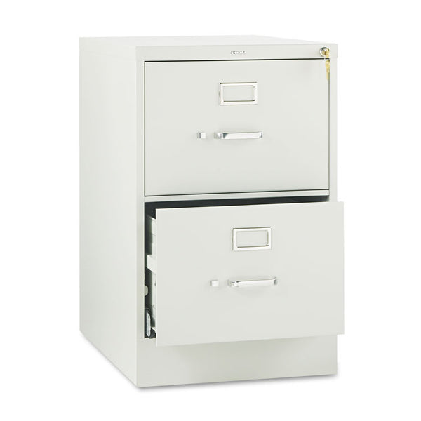 HON® 510 Series Vertical File, 2 Legal-Size File Drawers, Light Gray, 18.25" x 25" x 29" (HON512CPQ)
