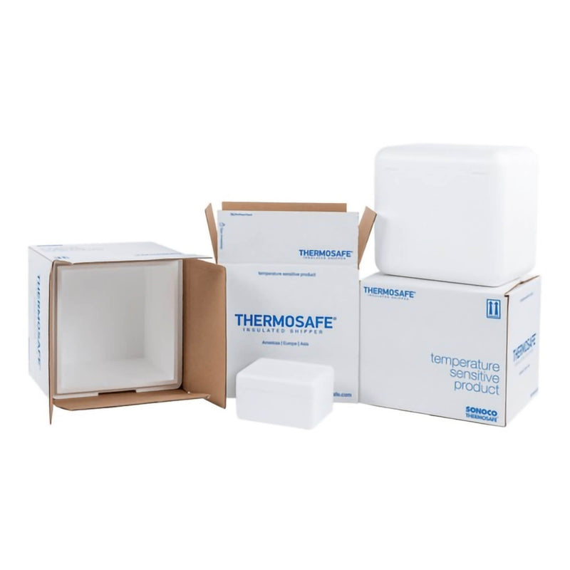 ThermoSafe® Insulated Shipper 11-5/8 X 10 X 8-5/8 Inch Inner,15-1/4X 13-1/4X 12-1/8 Inch Outer (707474_EA) 1/EA