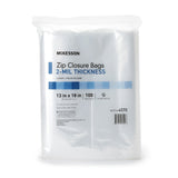 McKesson Reclosable Bag 13 X 18 Inch Polyethylene Clear Zipper Closure (1088666_PK) 100/PK