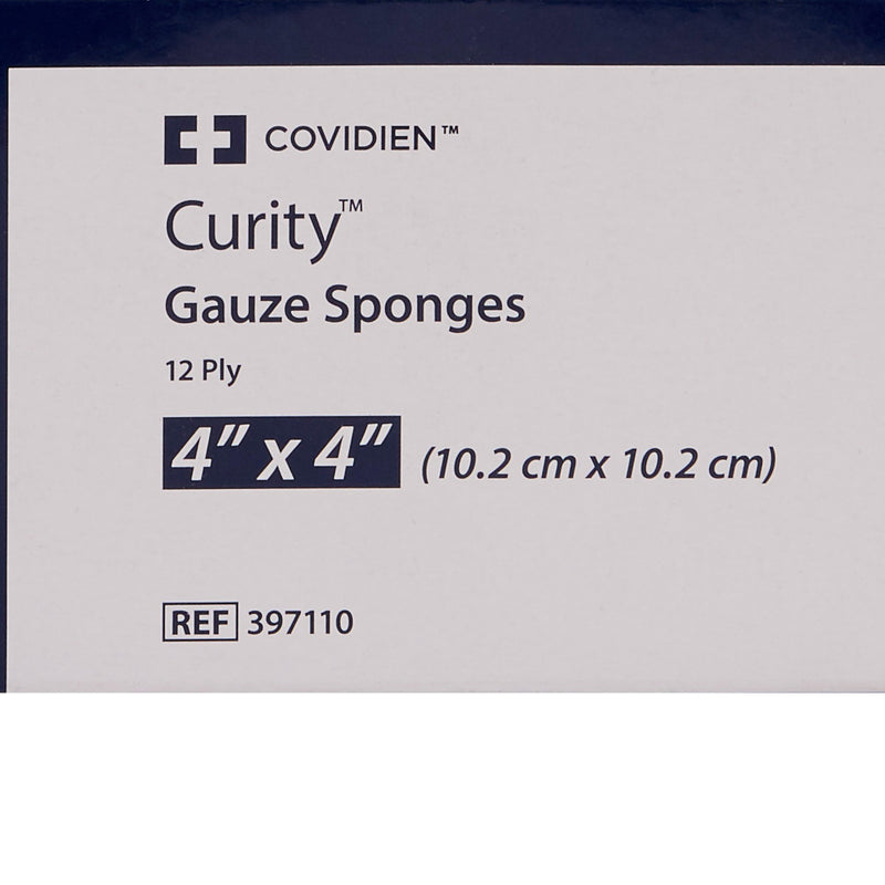 Curity™ Gauze Sponge 4 X 4 Inch 12-Ply Sterile 10 per Pouch (807703_CS) 160/CS