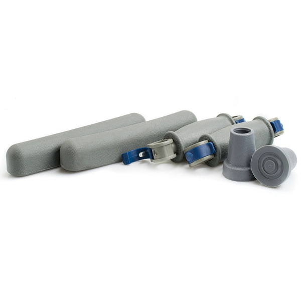 McKesson Crutch Accessory Kit For use with Universal Quick-Adjust Aluminum Crutch, MFR # 146-RTL10433 (1103370_KT) 1/KT