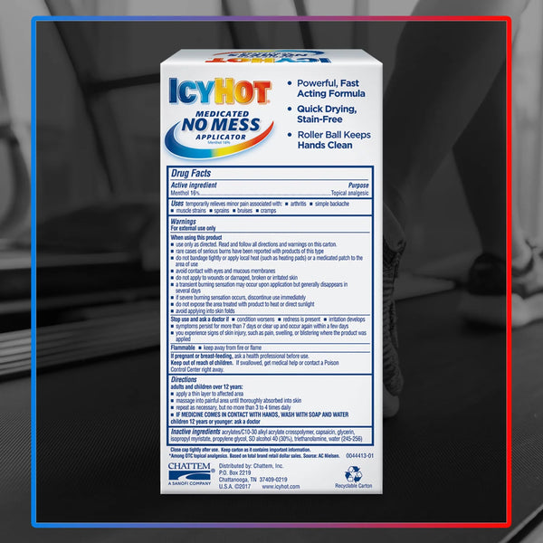 Icy Hot® Topical Pain Relief 2.5 oz. (1230682_EA) 1/EA